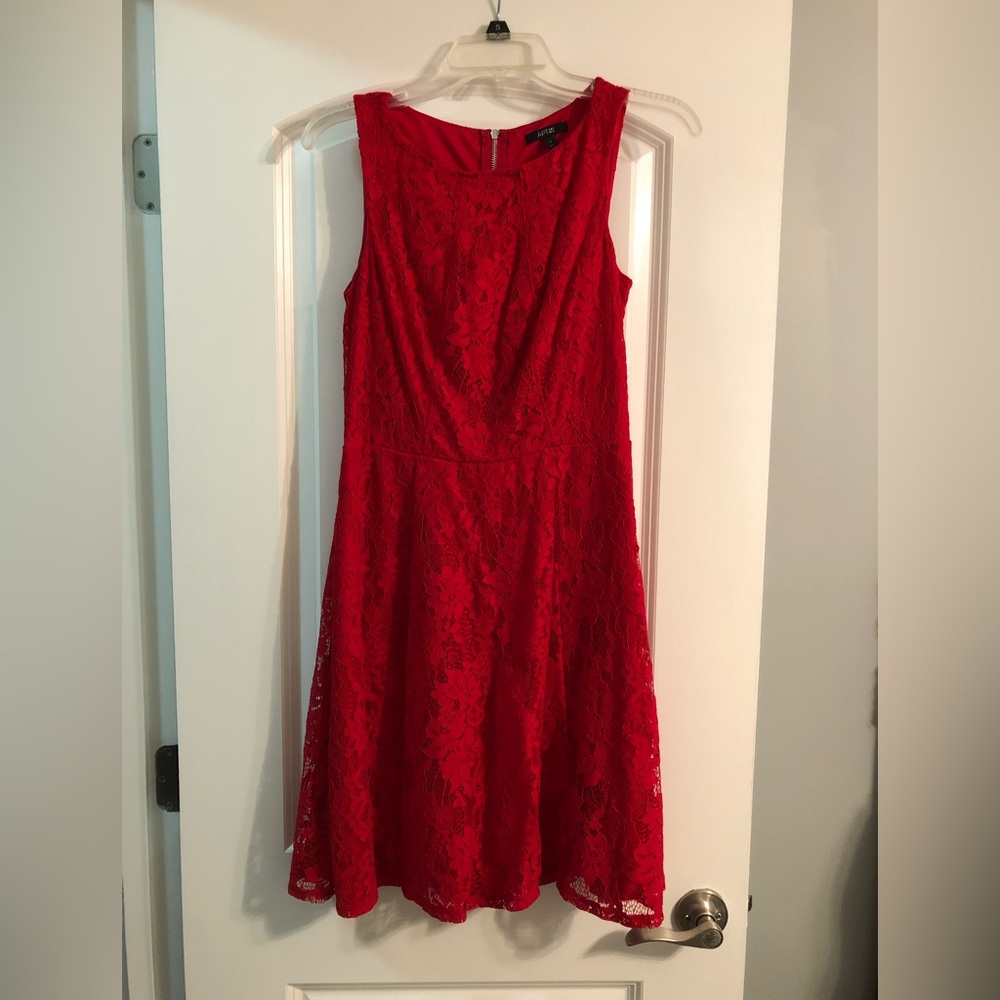 Apt 9 Red Lace Dress - Size 4
